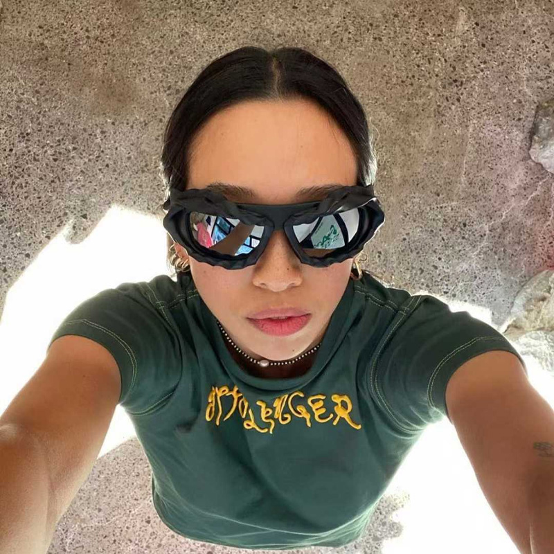 2701122 Sunglasses Matte Black Mirror