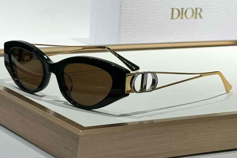 30Montaigne B6I Sunglasses Black Brown