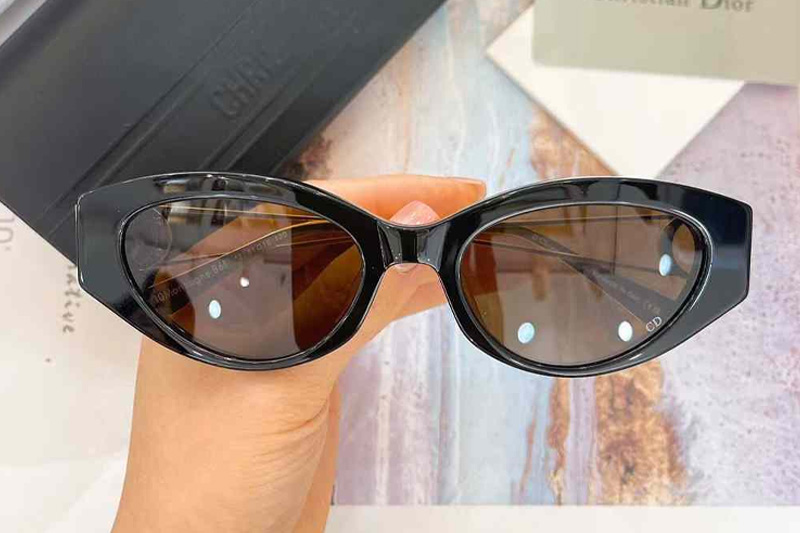 30Montaigne B6I Sunglasses Black Brown