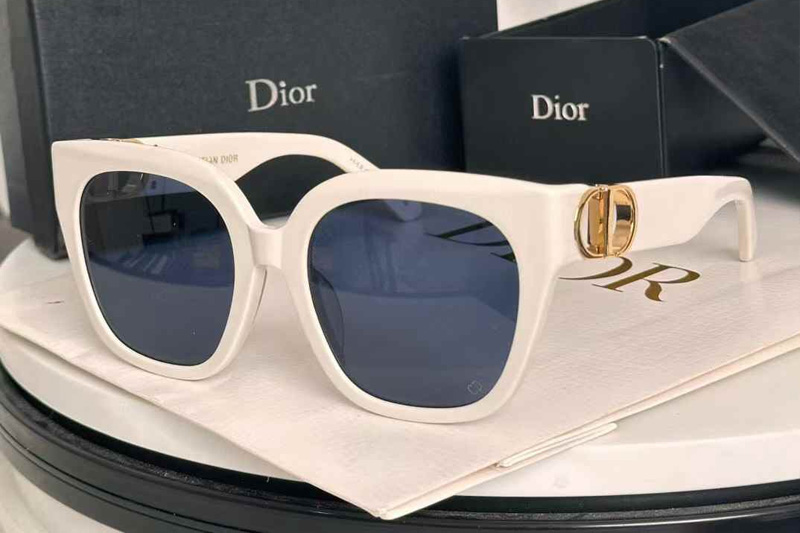 30Montaigne S10F Sunglasses White Blue