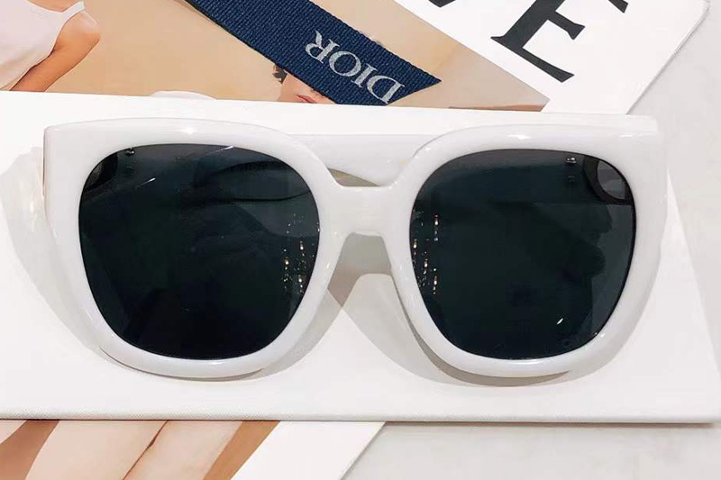 30Montaigne S10F Sunglasses White Blue
