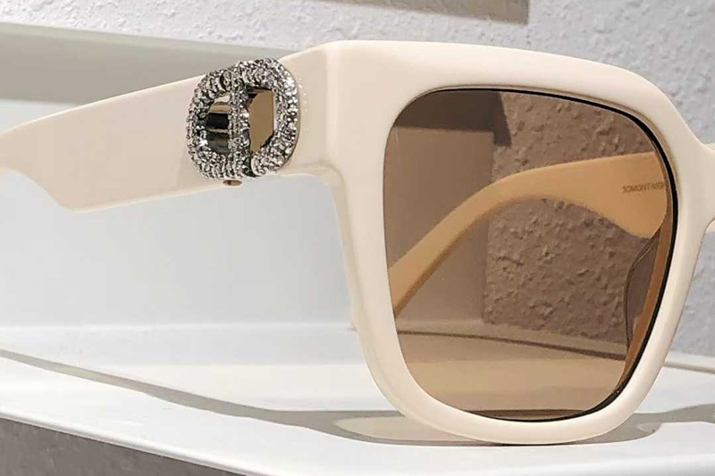 30Montaigne S11I Sunglasses Cream Brown