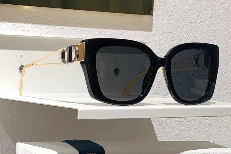 30Montaigne S13F Sunglasses Black Gray