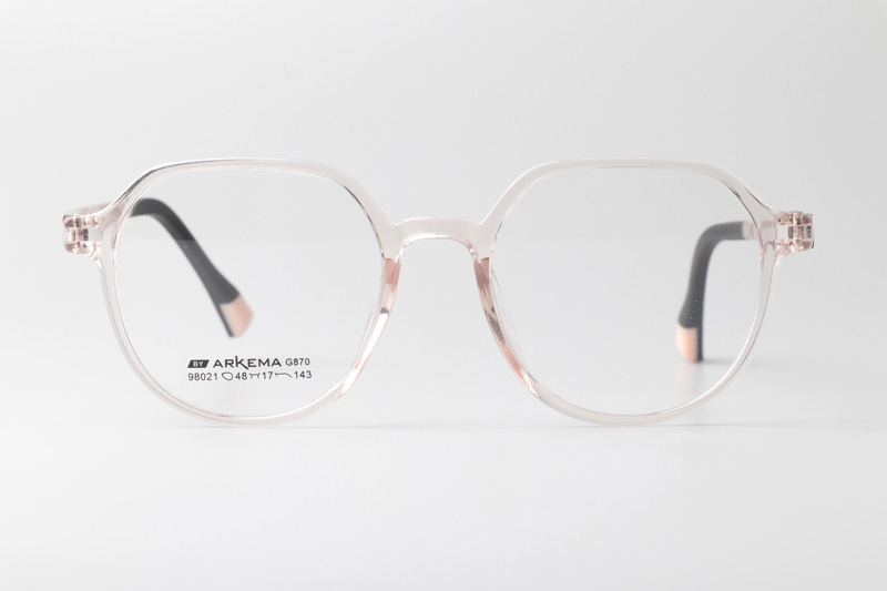 AKM98021 Eyeglasses Transparent Pink
