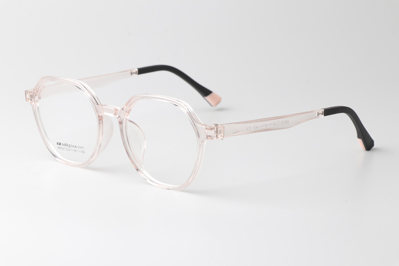 AKM98030 Eyeglasses Transparent Pink
