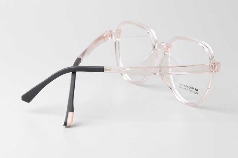 AKM98031 Eyeglasses Transparent Pink
