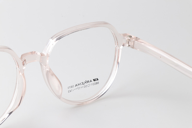 AKM98031 Eyeglasses Transparent Pink
