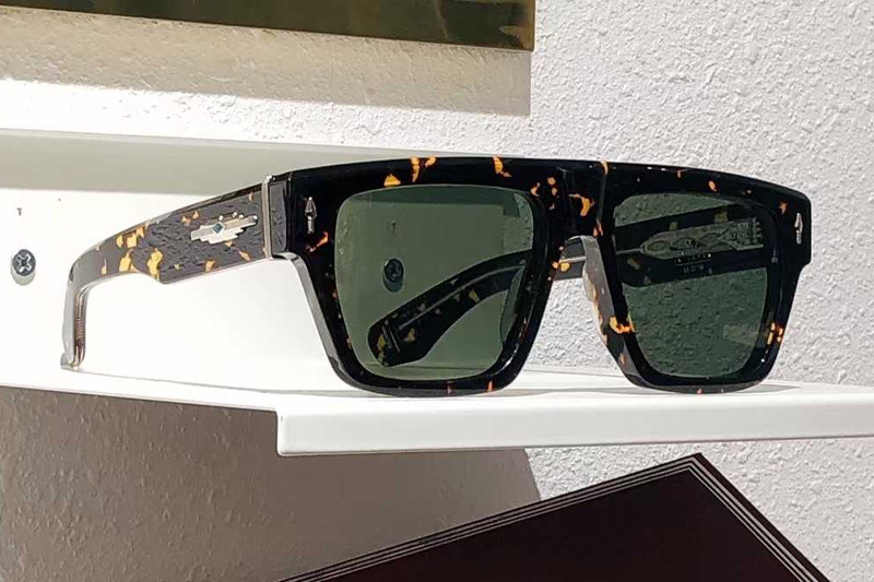 Acoma Sunglasses Tortoise Green