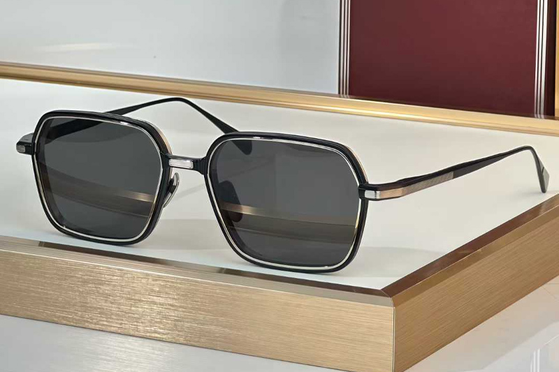 Admiral Sunglasses Black Gray