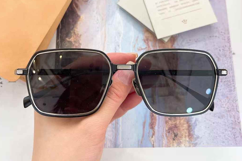 Admiral Sunglasses Black Gray