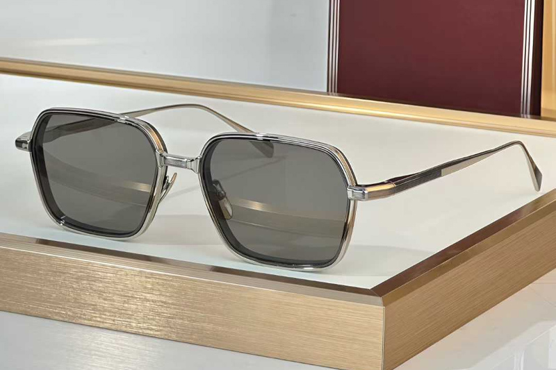 Admiral Sunglasses Silver Gray