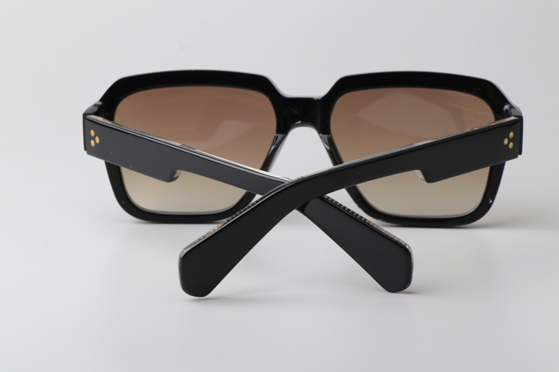 Alfred Sunglasses Black Gradient Brown