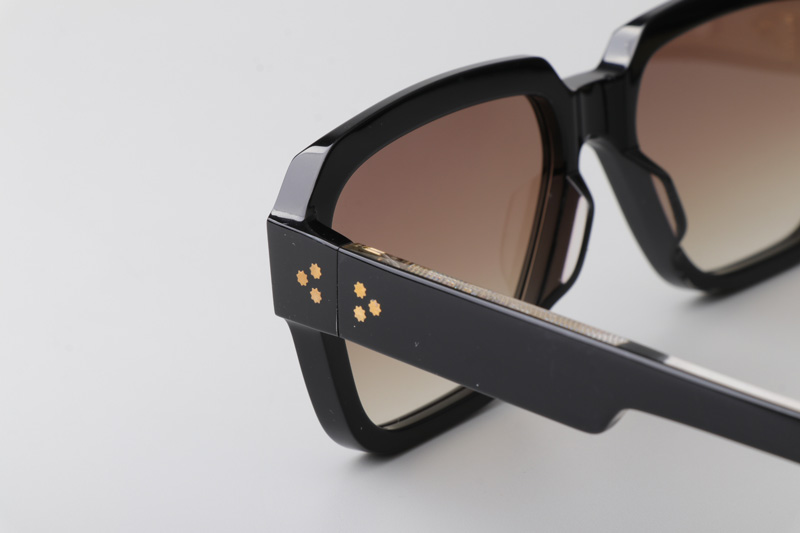 Alfred Sunglasses Black Gradient Brown