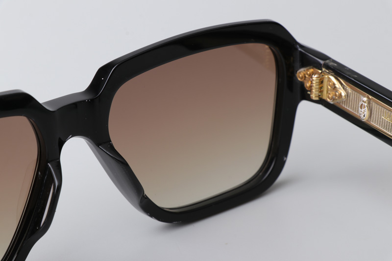 Alfred Sunglasses Black Gradient Brown