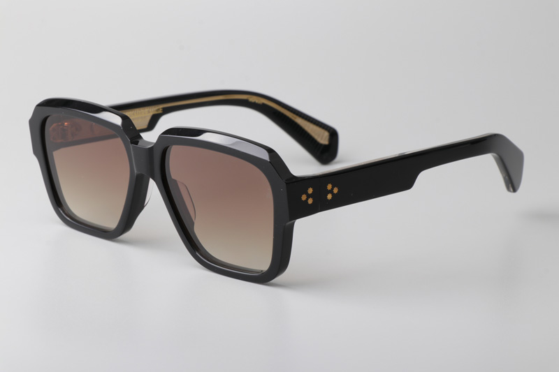 Alfred Sunglasses Black Gradient Brown