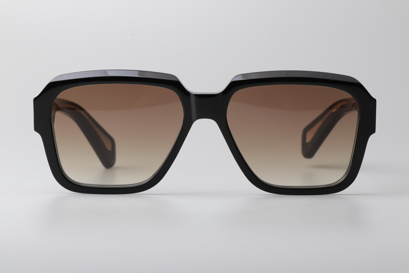 Alfred Sunglasses Black Gradient Brown