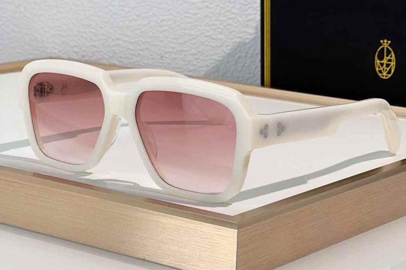 Alfred Sunglasses White Gradient Pink