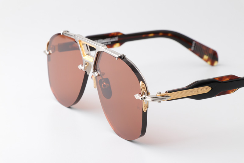 Alta Sunglasses Silver Brown