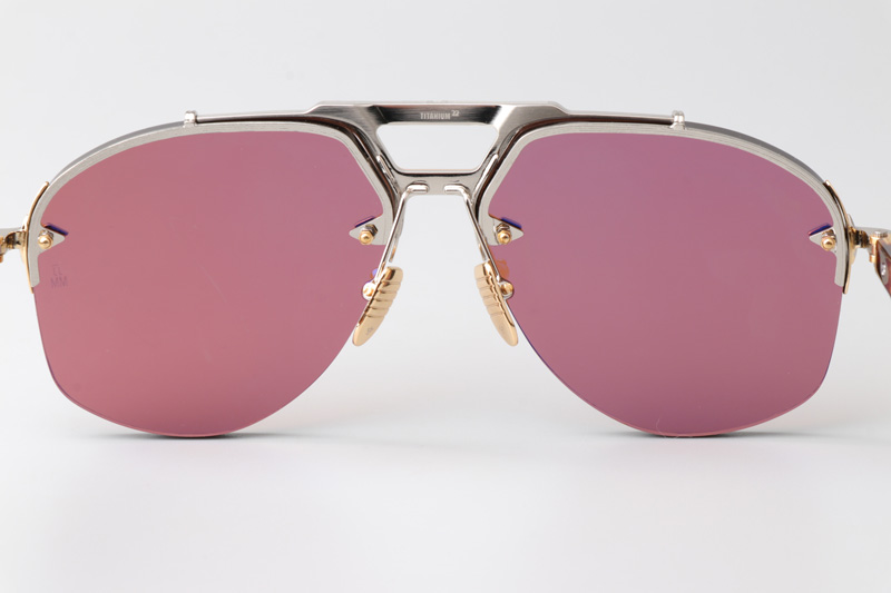 Alta Sunglasses Silver Brown