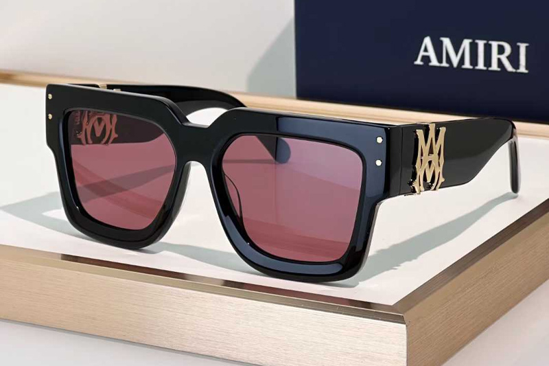 Amacsn1001 Sunglasses Black Red
