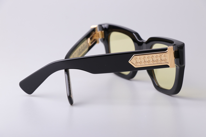 Amacsn1010 Sunglasses Black Yellow