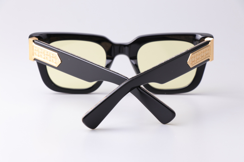 Amacsn1010 Sunglasses Black Yellow