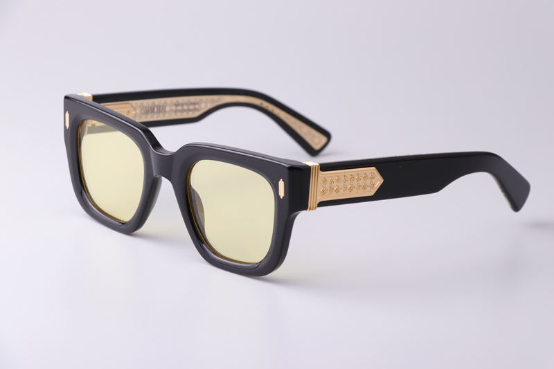 Amacsn1010 Sunglasses Black Yellow
