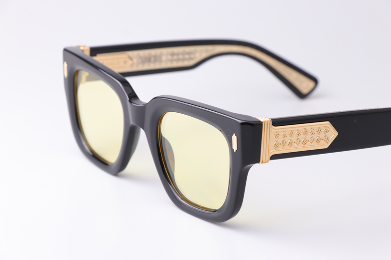 Amacsn1010 Sunglasses Black Yellow