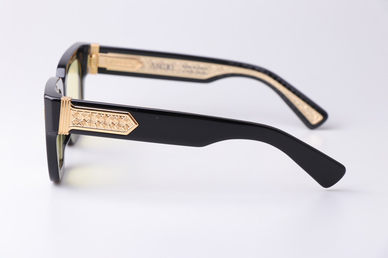 Amacsn1010 Sunglasses Black Yellow
