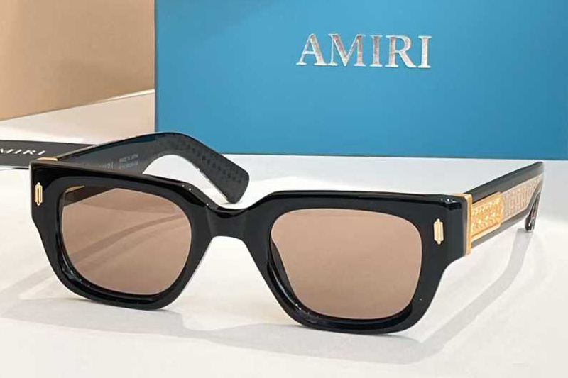 Amacsn1012 Sunglasses Black Brown