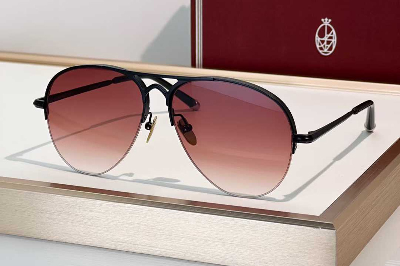 Amelia Sunglasses Black Gradient Red