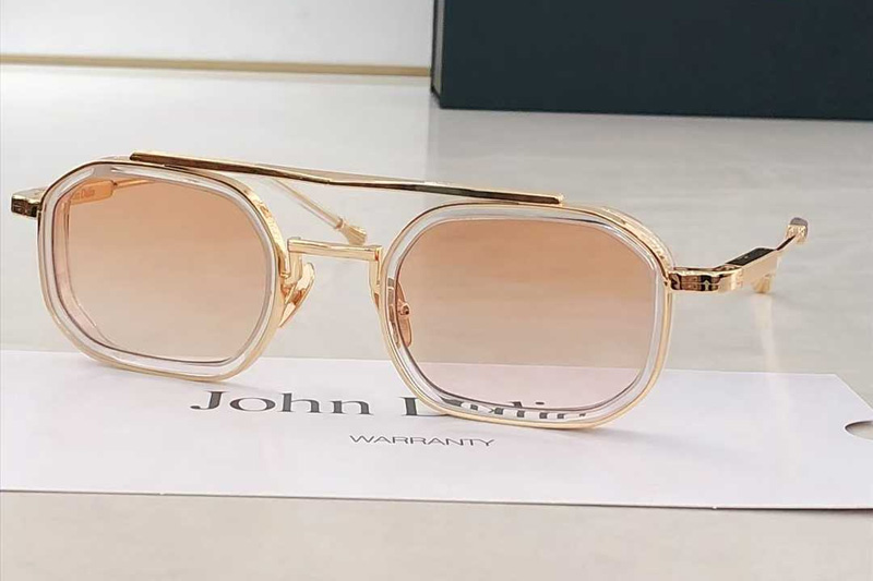 Anthony Sunglasses Transparent Gold Gradient Brown