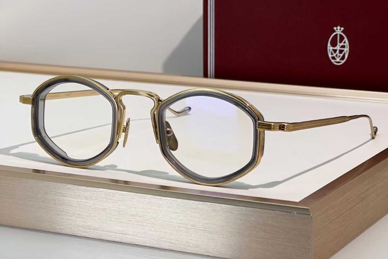 Aragon Eyeglasses Gray Gold