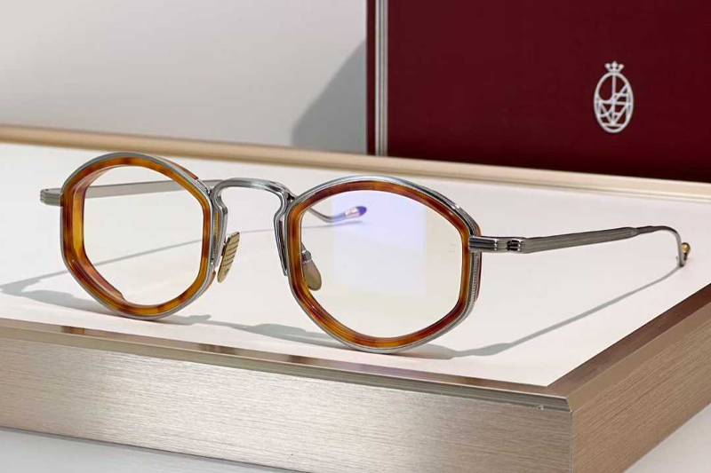 Aragon Eyeglasses Light Tortoise Silver