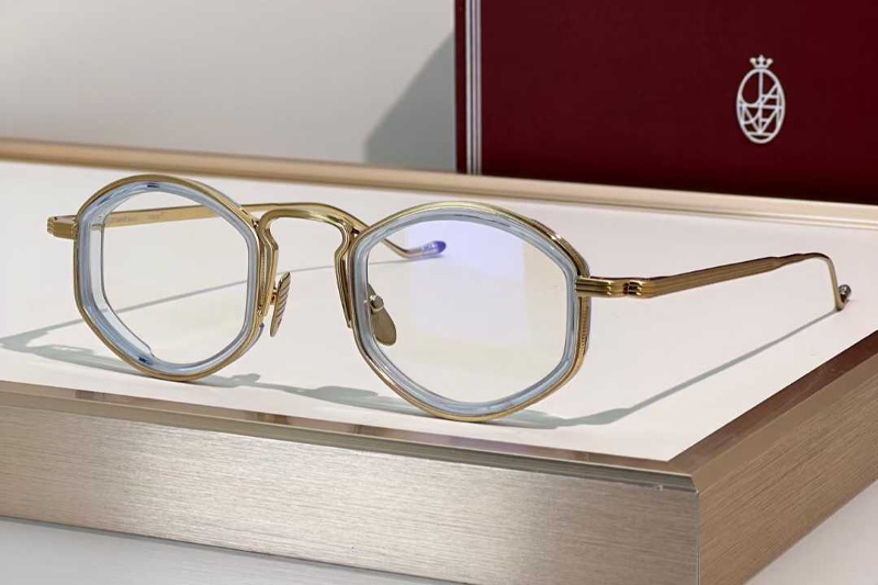 Aragon Eyeglasses Transparent Gold