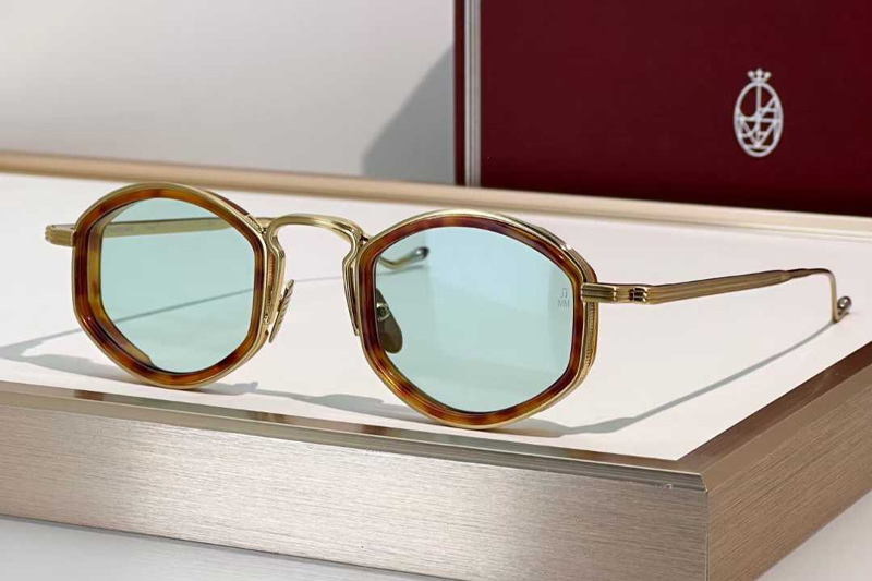 Aragon Sunglasses Tortoise Gold Green