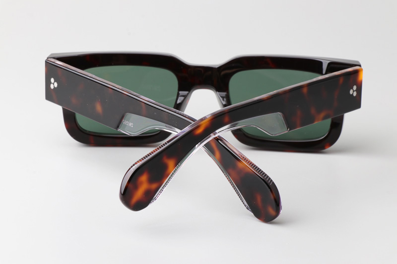 Ascari Sunglasses Tortoise Green