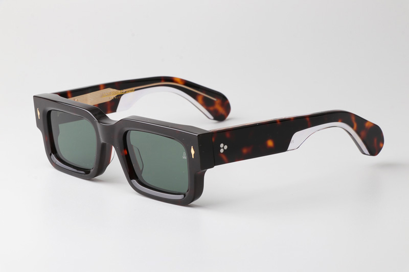 Ascari Sunglasses Tortoise Green