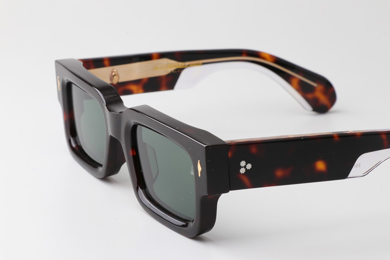 Ascari Sunglasses Tortoise Green