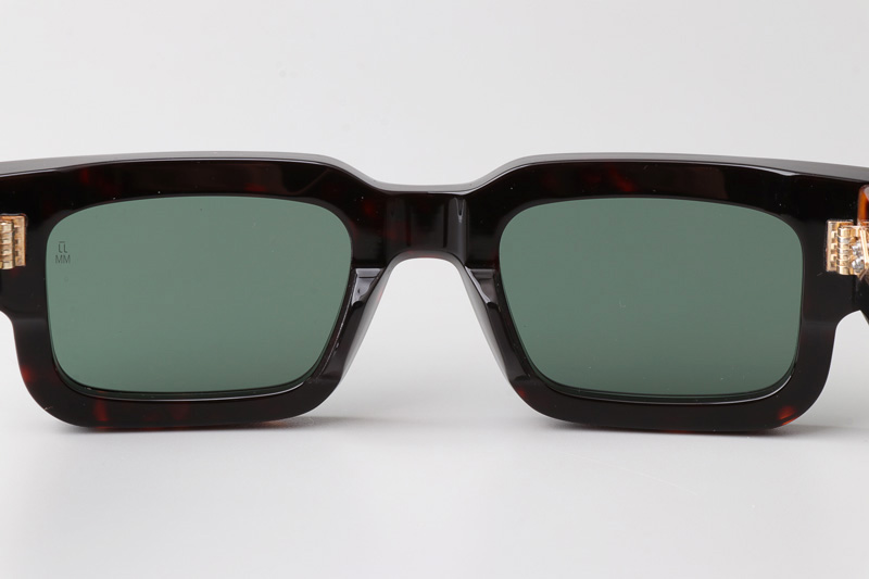 Ascari Sunglasses Tortoise Green