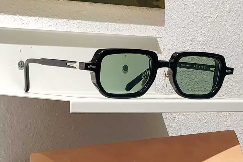 Astaire Sunglasses Black Green