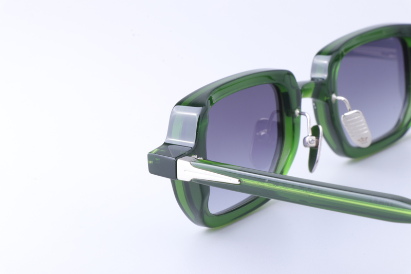 Astatre Sunglasses Green Gradient Gray
