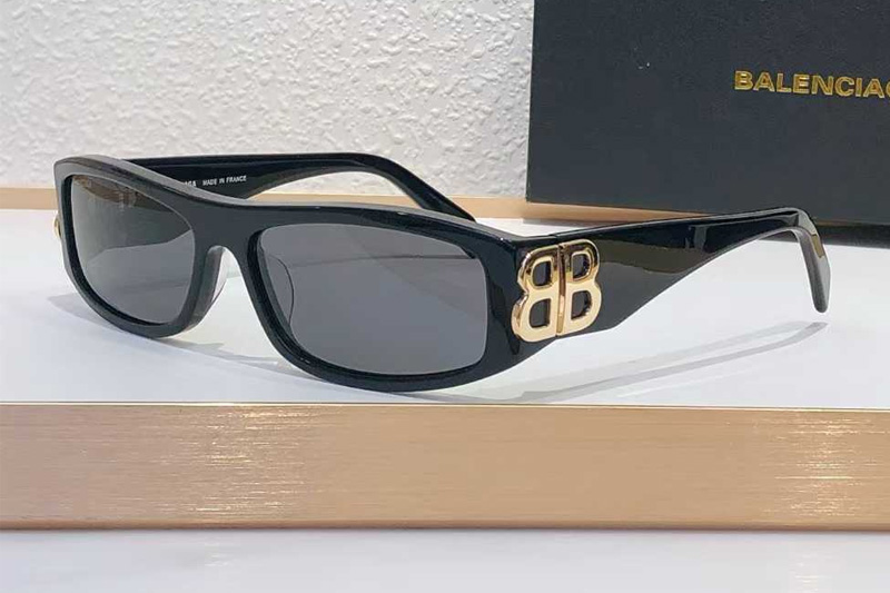 BB0339S Sunglasses Black Gold Gray