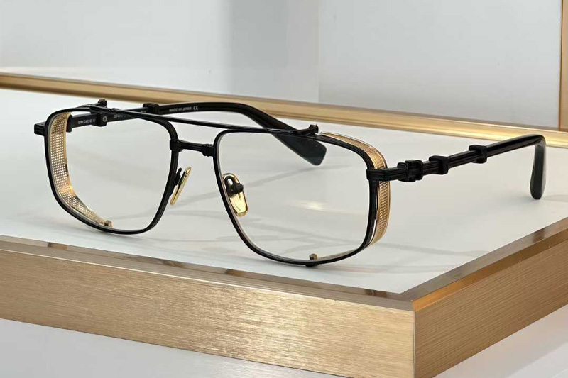 BPS-142D Eyeglasses Black Gold