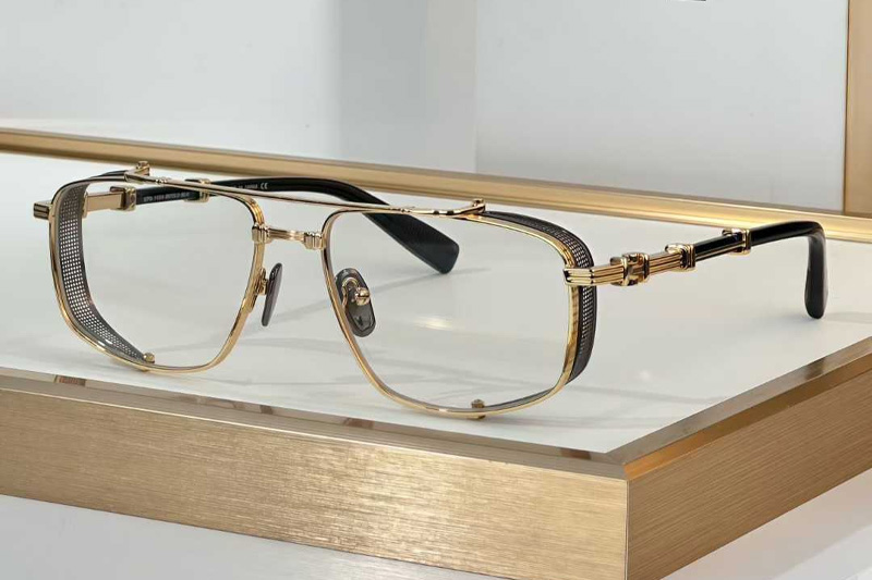 BPS-142D Eyeglasses Gold Gunmetal