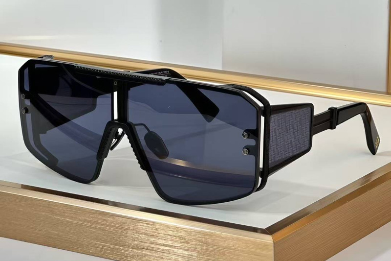 BPS-146 Sunglasses Black Gray