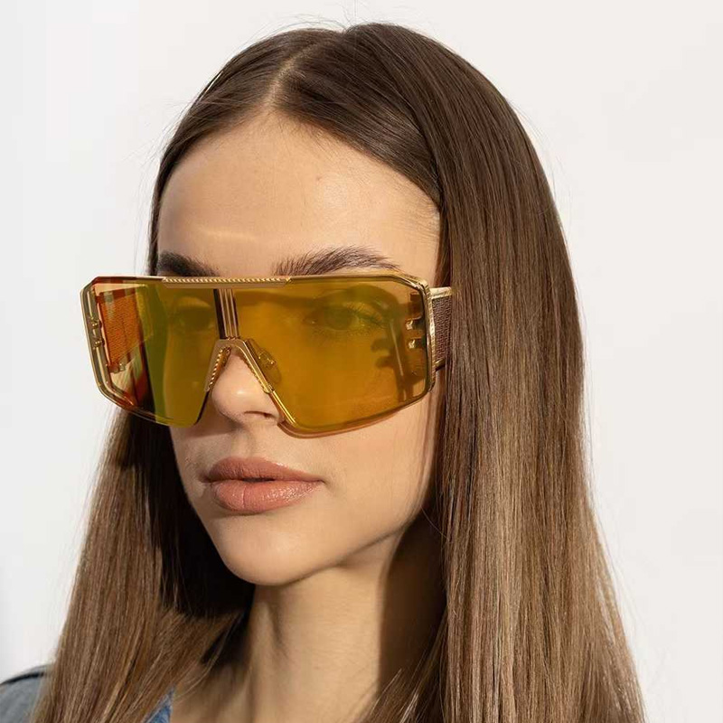 BPS-146 Sunglasses Gold Yellow