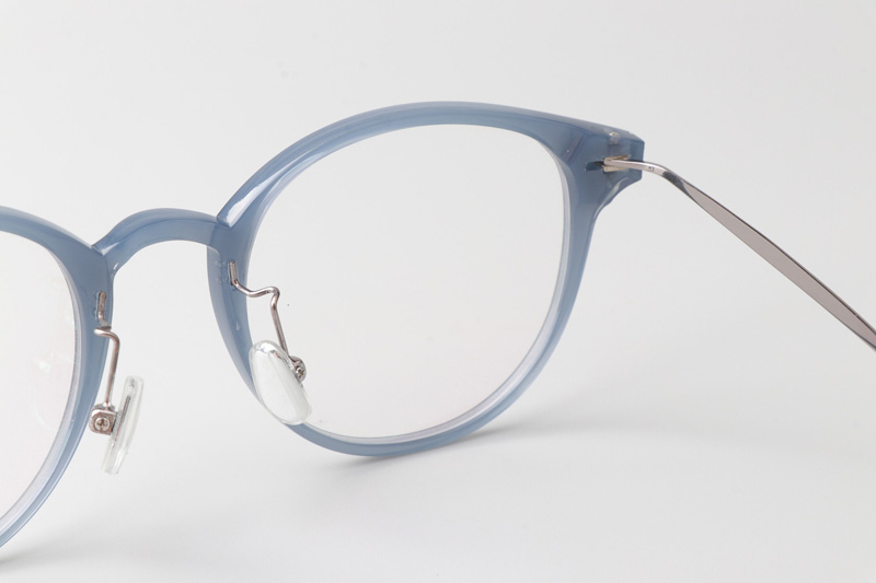 BS1001 Eyeglasses Blue Gunmetal