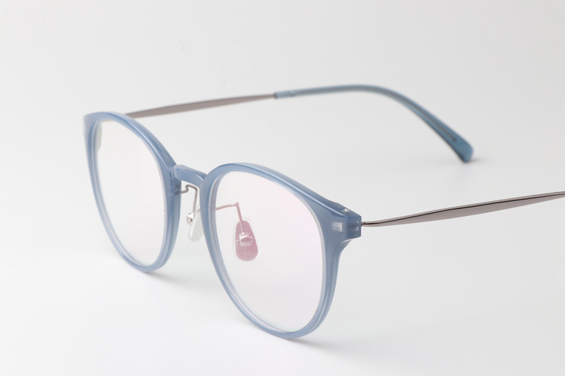 BS1001 Eyeglasses Blue Gunmetal