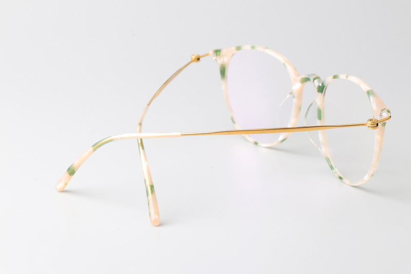 BS6064 Eyeglasses Cream Green Gold